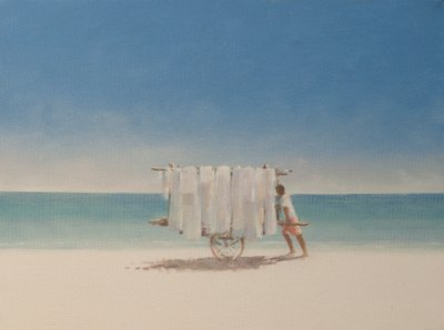 Strandverkäufer in Kuba, 2010 von Lincoln Seligman